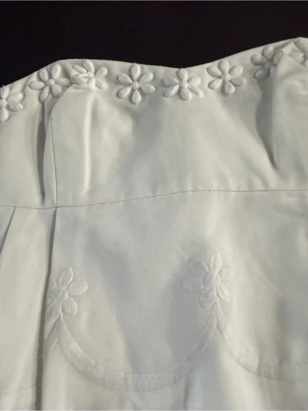 Lilly Pulitzer White Strapless Embroidered dress - Picture 3 of 16